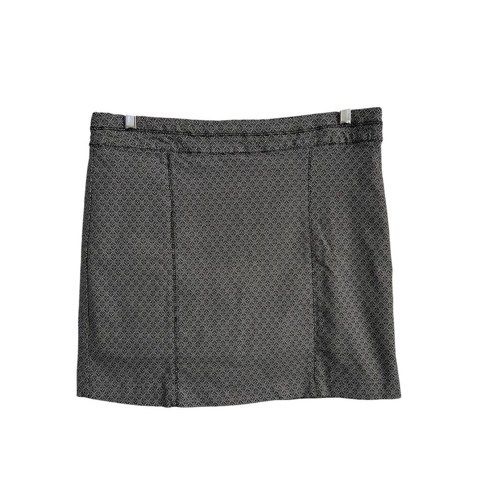 Prophecy Women's Skort Skirt Size 14 Navy Blue Print Stretch Golf Sporty Casual